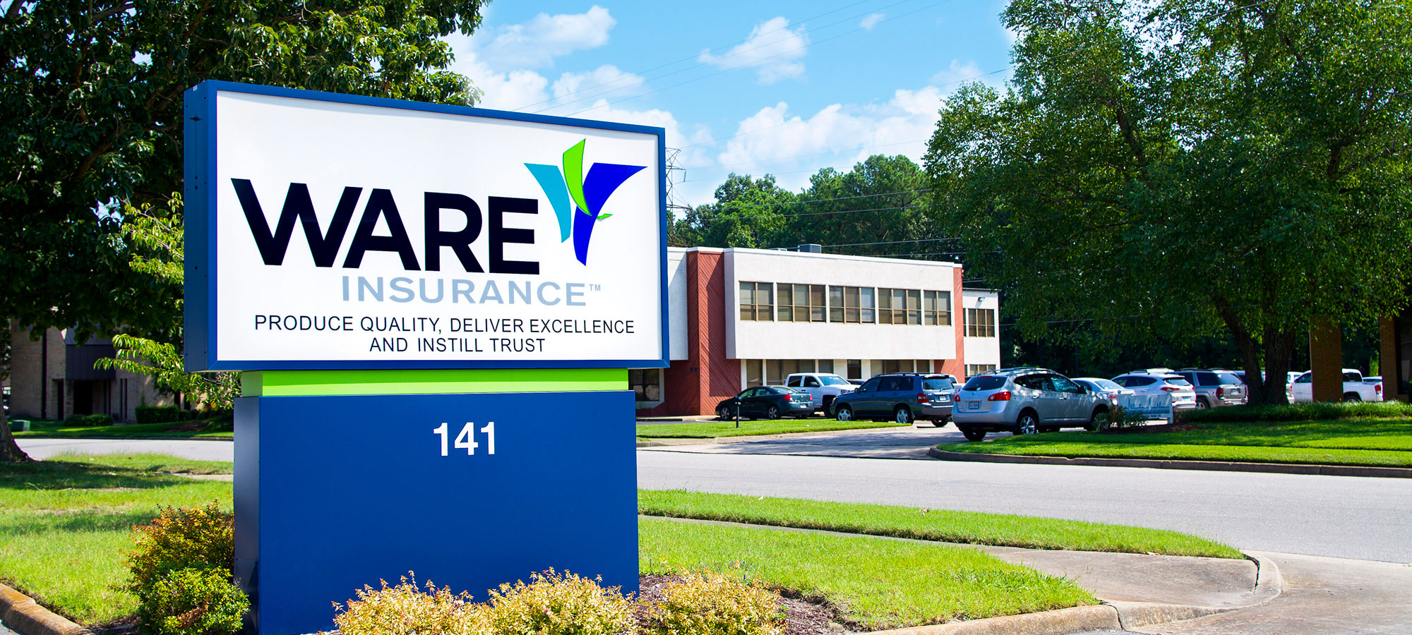 Ware Insurance sign